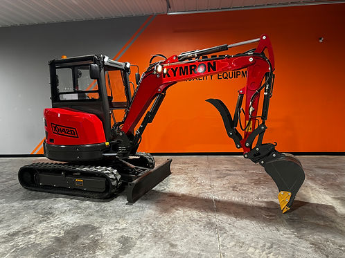 KYMRON® XH42D Pro Series Excavator with Thumb + Cab w/ AC & Radio KYMRON® XH42D Pro Series Excavator with Thumb + Cab w/ AC & Radio - Image 1