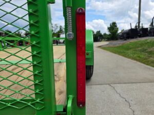 6’4″ x 16′ Utility Trailer Double Axle Dovetail with Gate Powder Coated (2) 3500lb 2-Brakes - Image 21