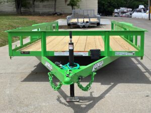 6’4″ x 16′ Utility Trailer Double Axle Dovetail with Gate Powder Coated (2) 3500lb 2-Brakes - Image 16
