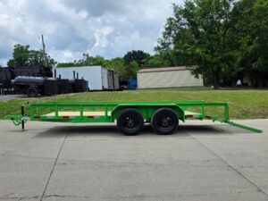 6’4″ x 16′ Utility Trailer Double Axle Dovetail with Gate Powder Coated (2) 3500lb 2-Brakes - Image 10