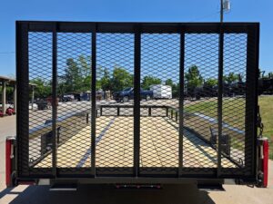 6’4″ x 16 Utility Trailer Double Axle Straight Deck With Gate Powder Coated (2) 3500lb Axles - Image 17