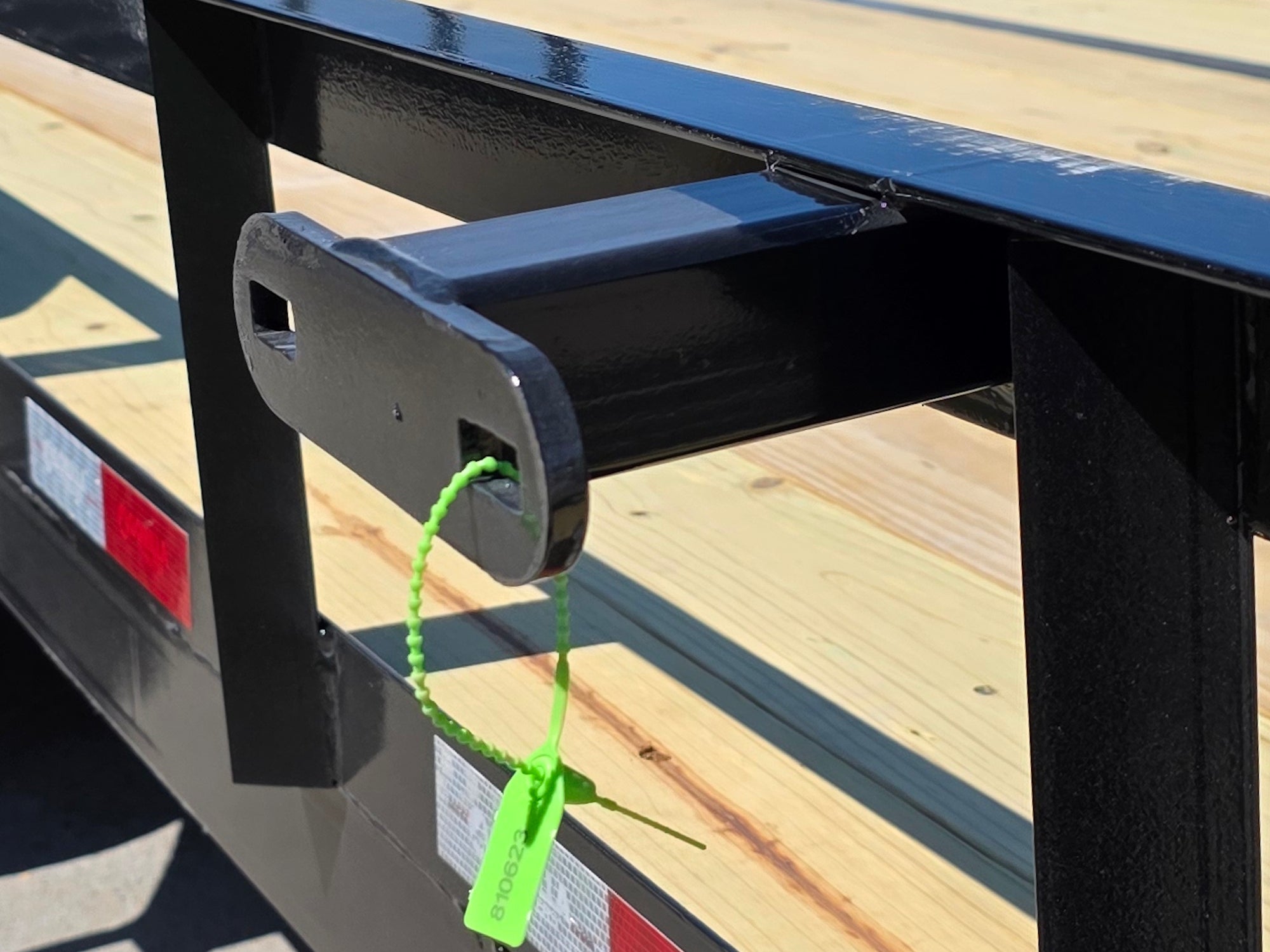 6’4″ x 16 Utility Trailer Double Axle Straight Deck With Gate Powder Coated (2) 3500lb Axles - Image 19