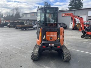 2026 Hitachi ZX35U-5N (CAB ANGLE) Angle blade, cab, heat, A/C, 5’8″ stick, thumb, coupler, and dig bucket included - Image 5