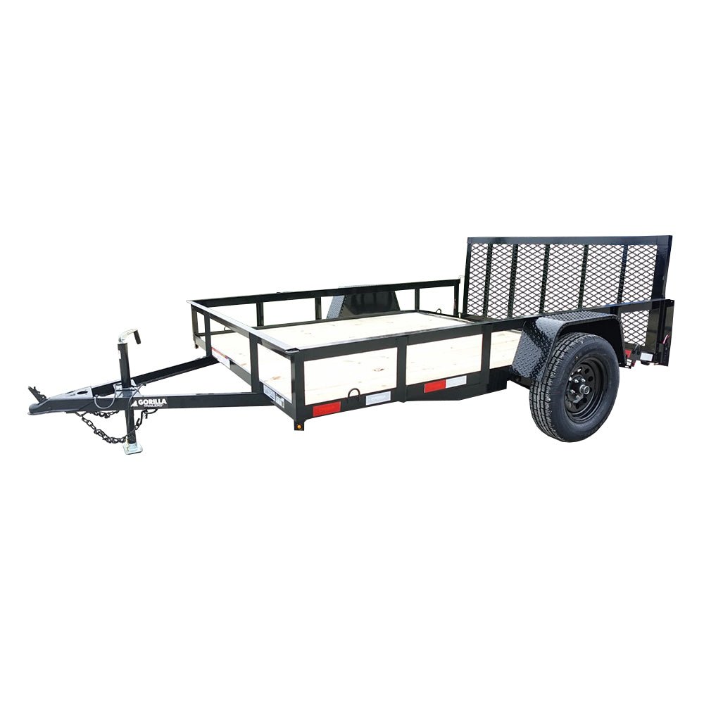 7×10 Powder Coated Dovetail Utility Trailer 3500lb Axle 7×10 Powder Coated Dovetail Utility Trailer 3500lb Axle - Image 1