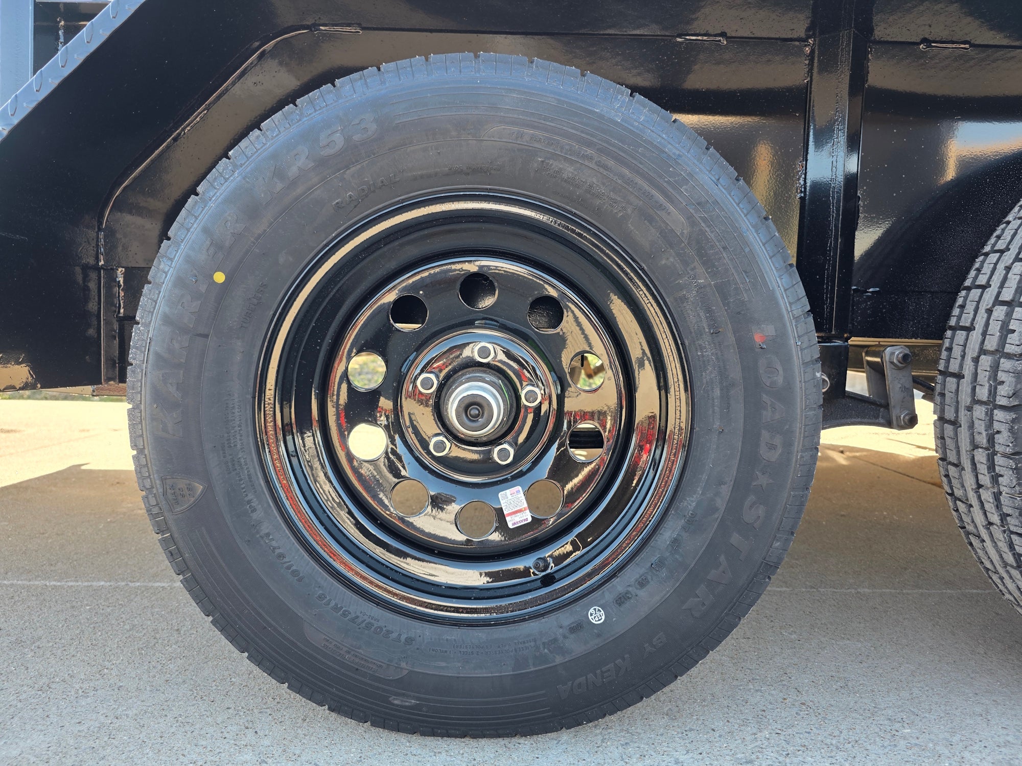 7′ X 12′ Straight Deck Utility Trailer 18IN Mesh Sides Double Axle 7K GVWR - Image 24