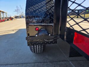 7′ X 12′ Straight Deck Utility Trailer 18IN Mesh Sides Double Axle 7K GVWR - Image 25