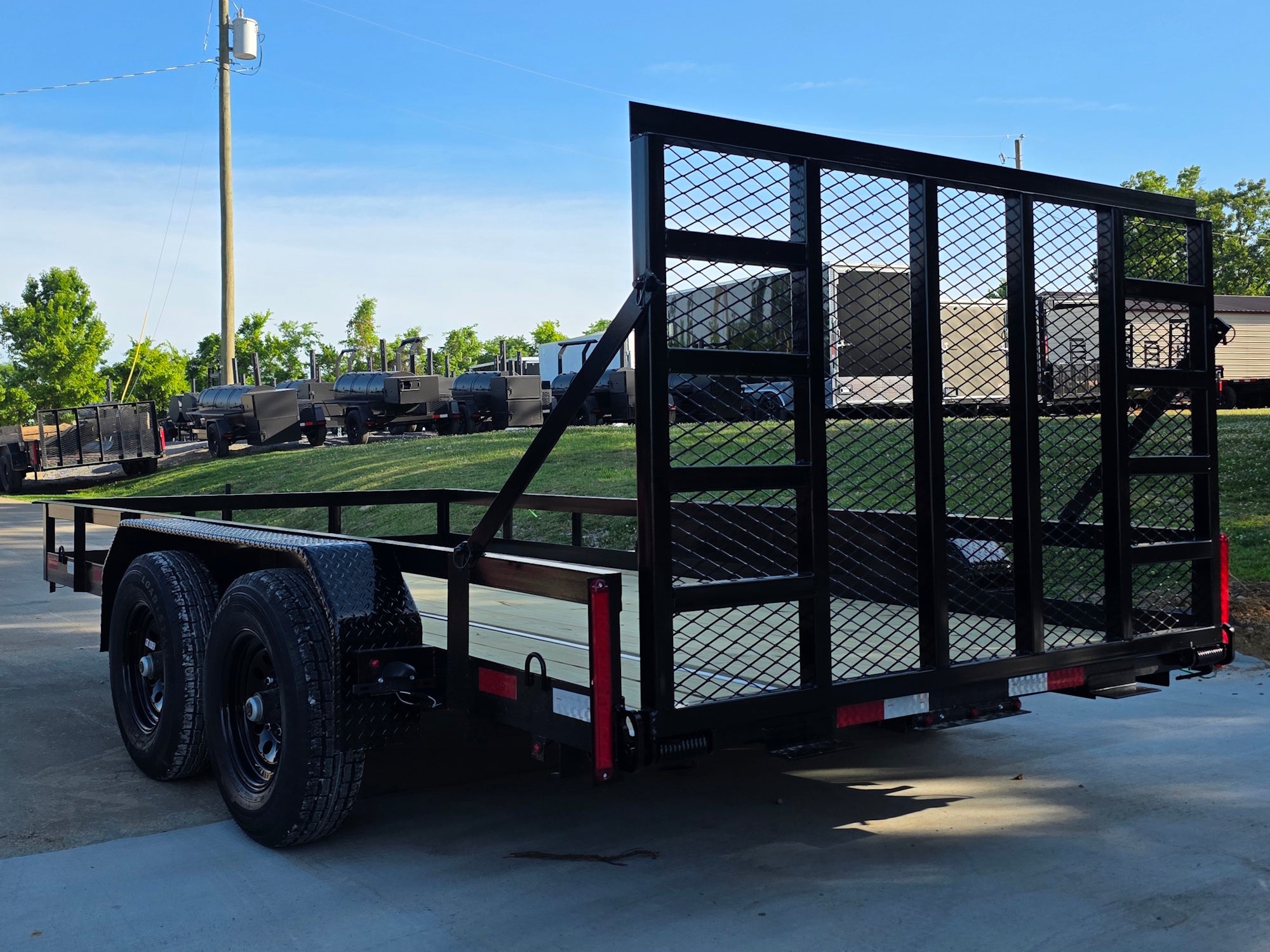 7′ X 14′ Straight Deck Heavy Duty Utility Trailer (2) 5,200lb Axles 10K GVWR - Image 3
