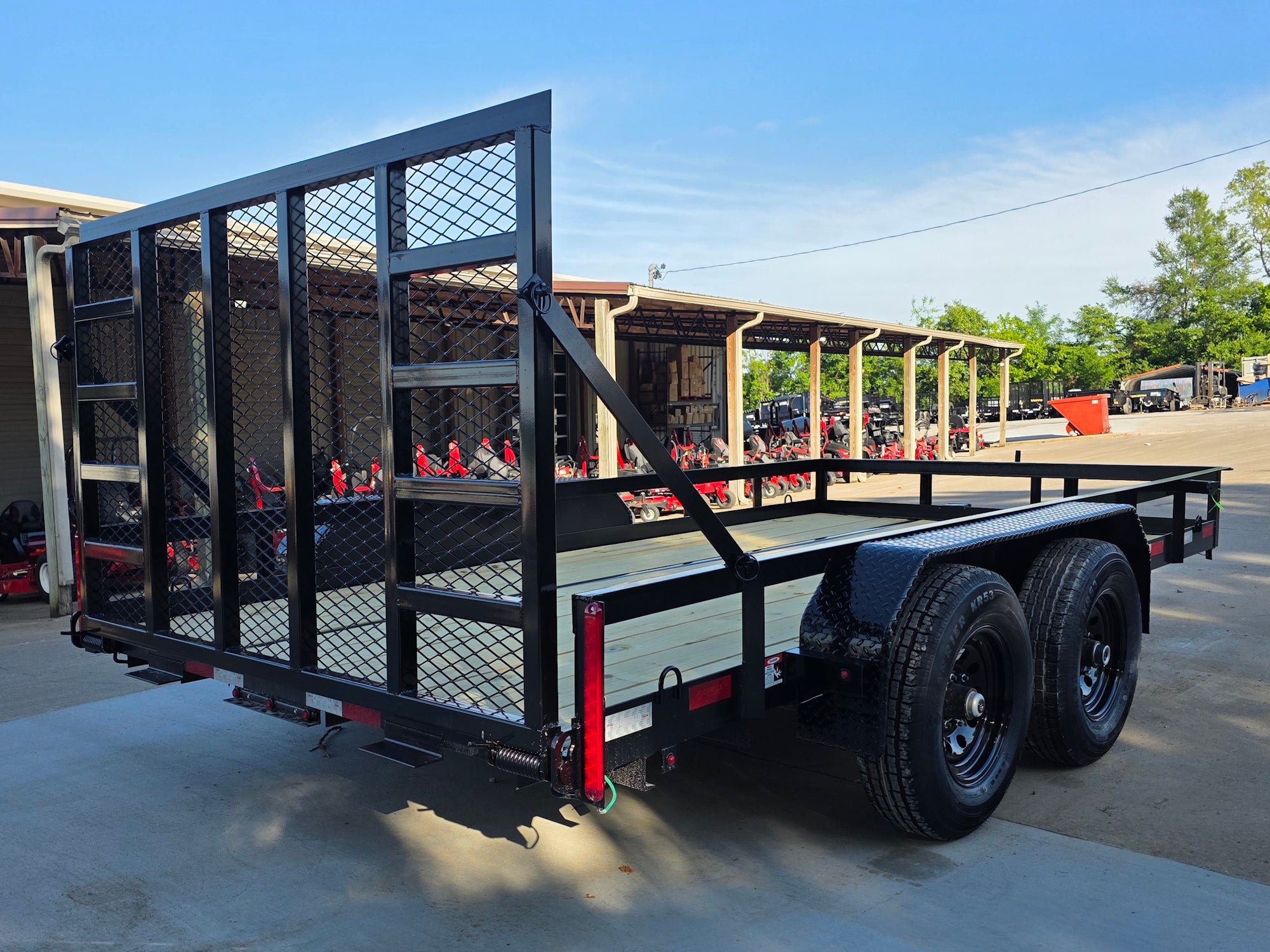 7′ X 14′ Straight Deck Heavy Duty Utility Trailer (2) 5,200lb Axles 10K GVWR - Image 5
