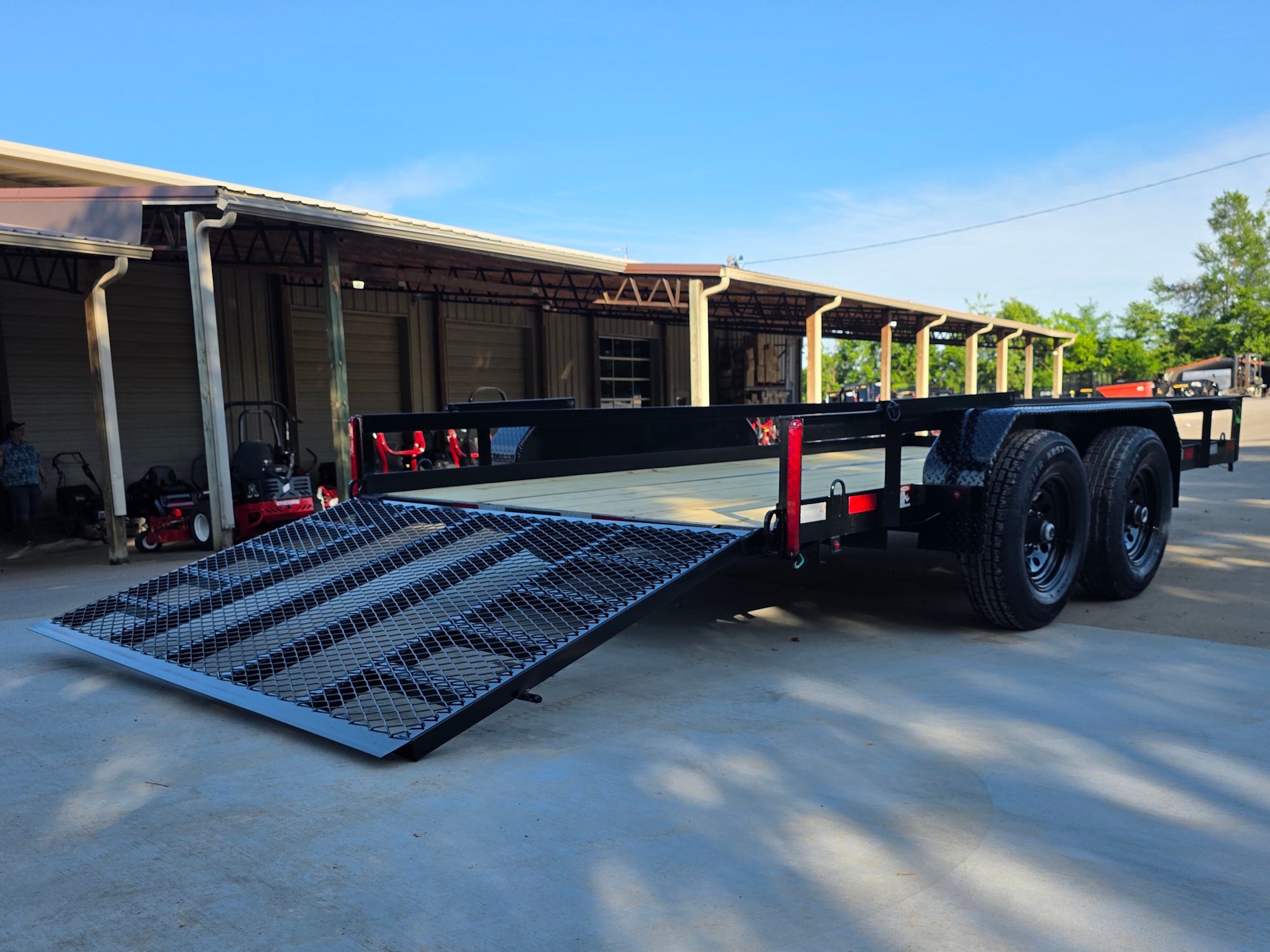7′ X 14′ Straight Deck Heavy Duty Utility Trailer (2) 5,200lb Axles 10K GVWR - Image 13
