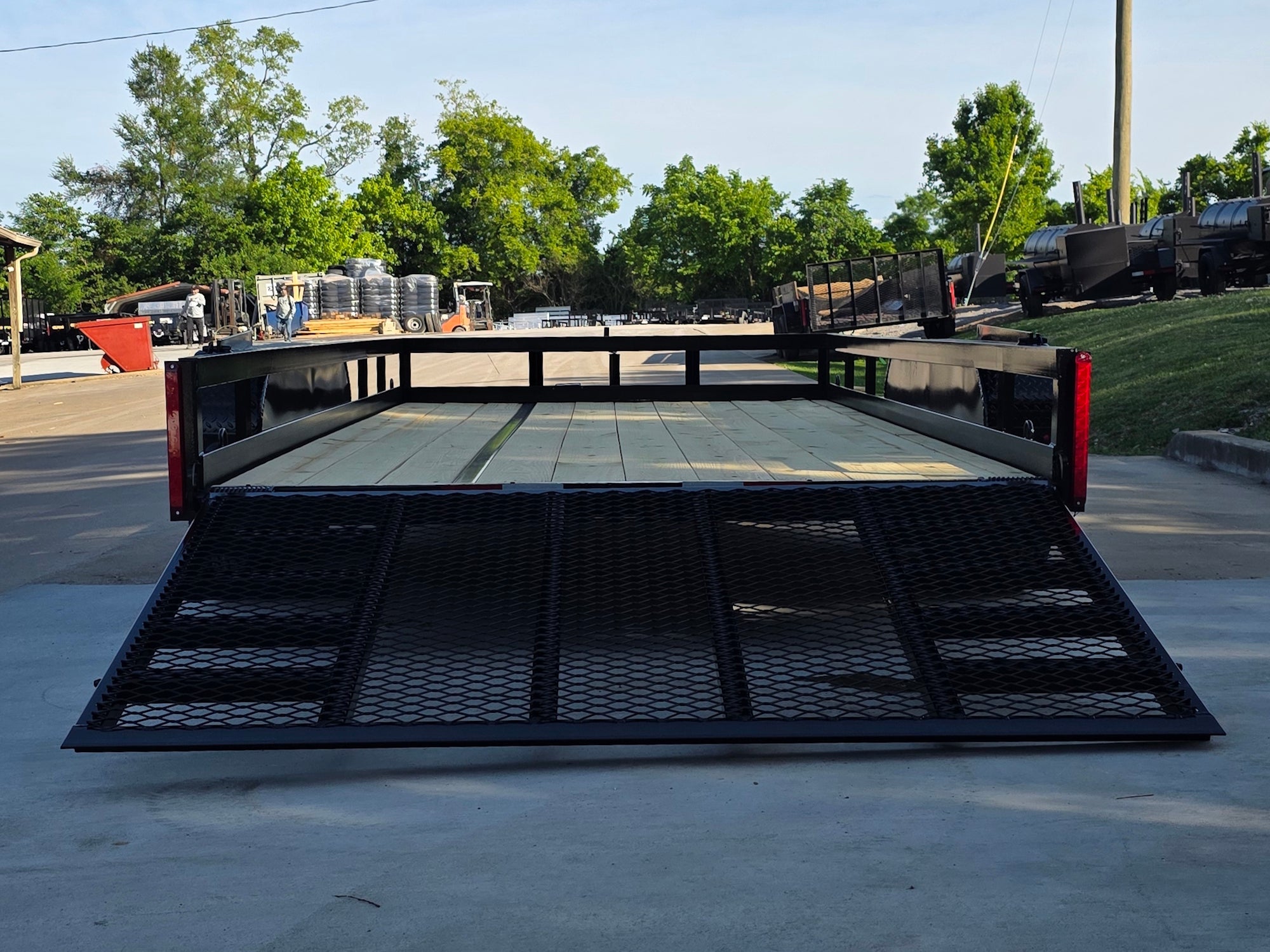 7′ X 14′ Straight Deck Heavy Duty Utility Trailer (2) 5,200lb Axles 10K GVWR - Image 12