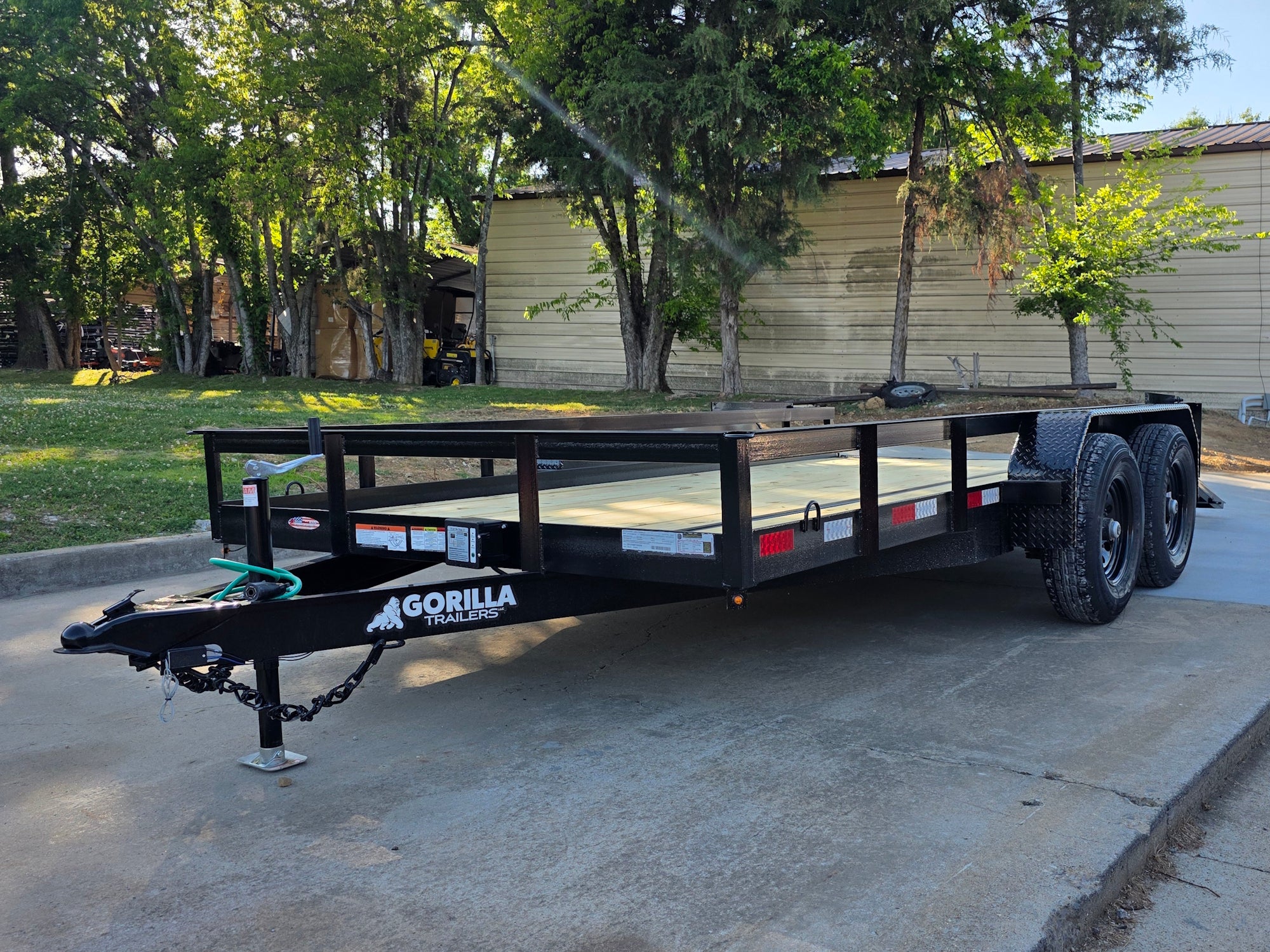 7′ X 14′ Straight Deck Heavy Duty Utility Trailer (2) 5,200lb Axles 10K GVWR - Image 9