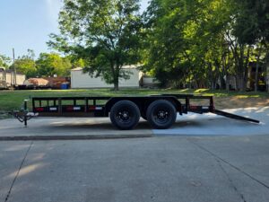 7′ X 14′ Straight Deck Heavy Duty Utility Trailer (2) 5,200lb Axles 10K GVWR - Image 10