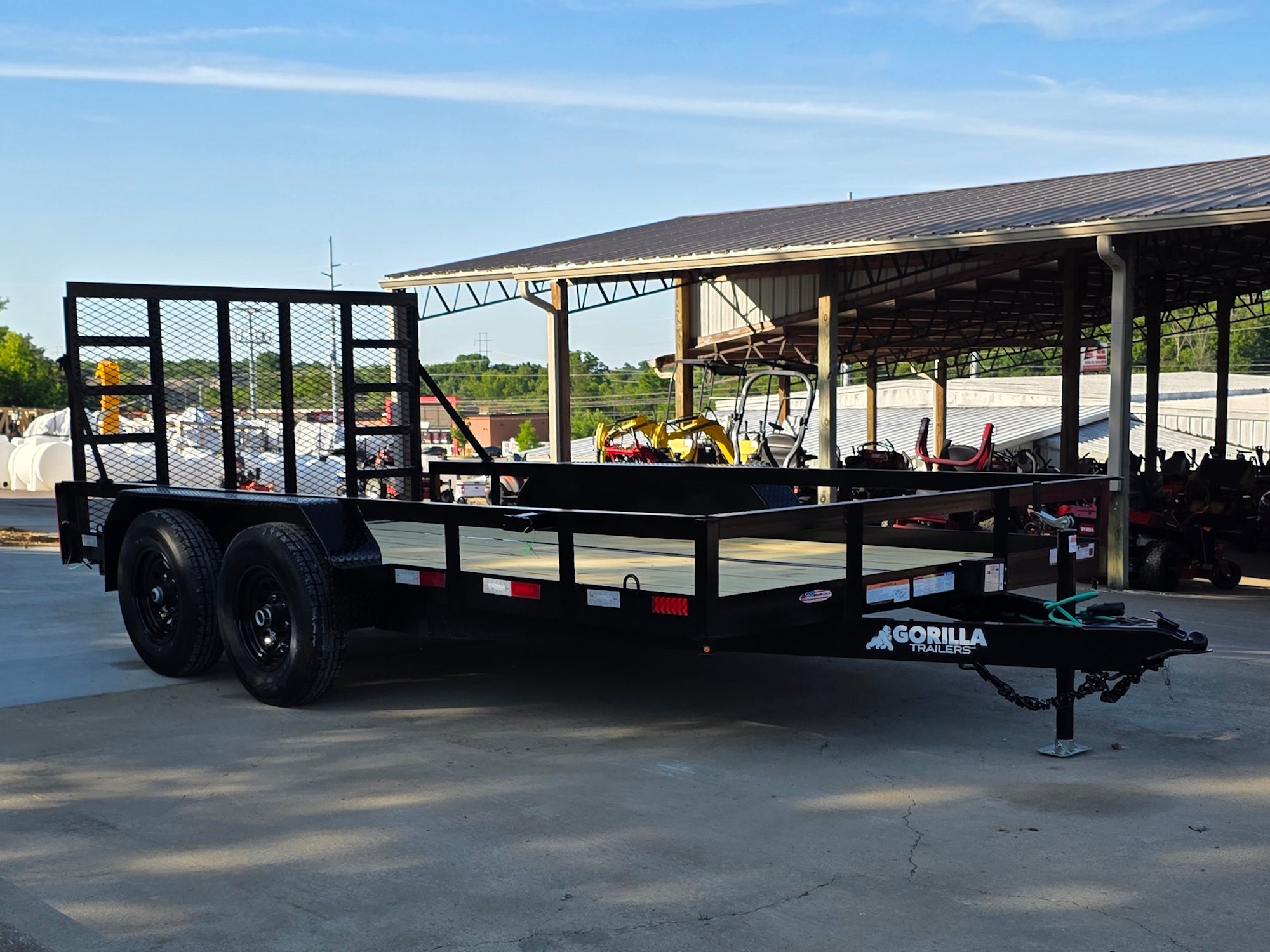 7′ X 14′ Straight Deck Heavy Duty Utility Trailer (2) 5,200lb Axles 10K GVWR - Image 7