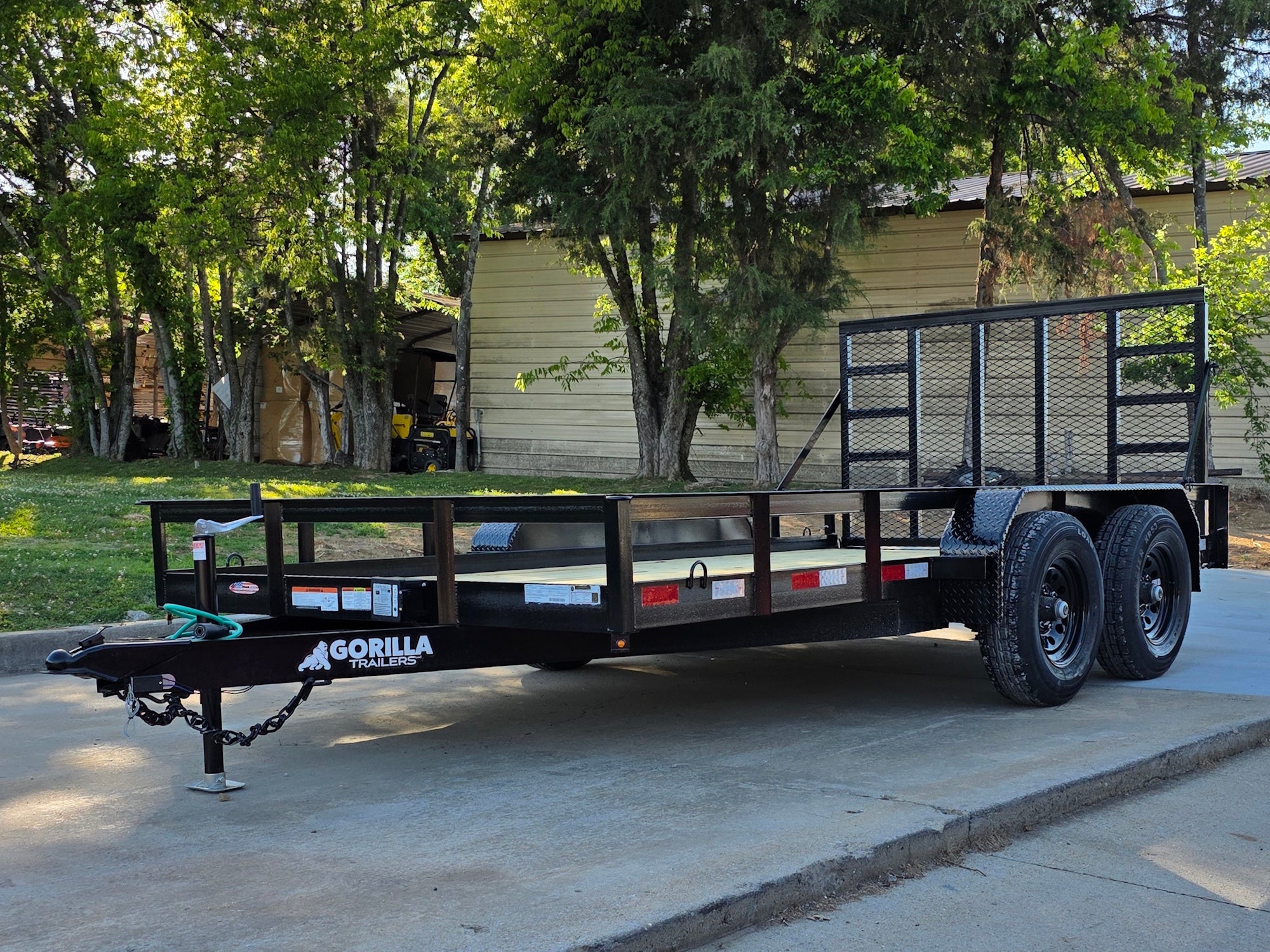 7′ X 14′ Straight Deck Heavy Duty Utility Trailer (2) 5,200lb Axles 10K GVWR 7′ X 14′ Straight Deck Heavy Duty Utility Trailer (2) 5,200lb Axles 10K GVWR - Image 1