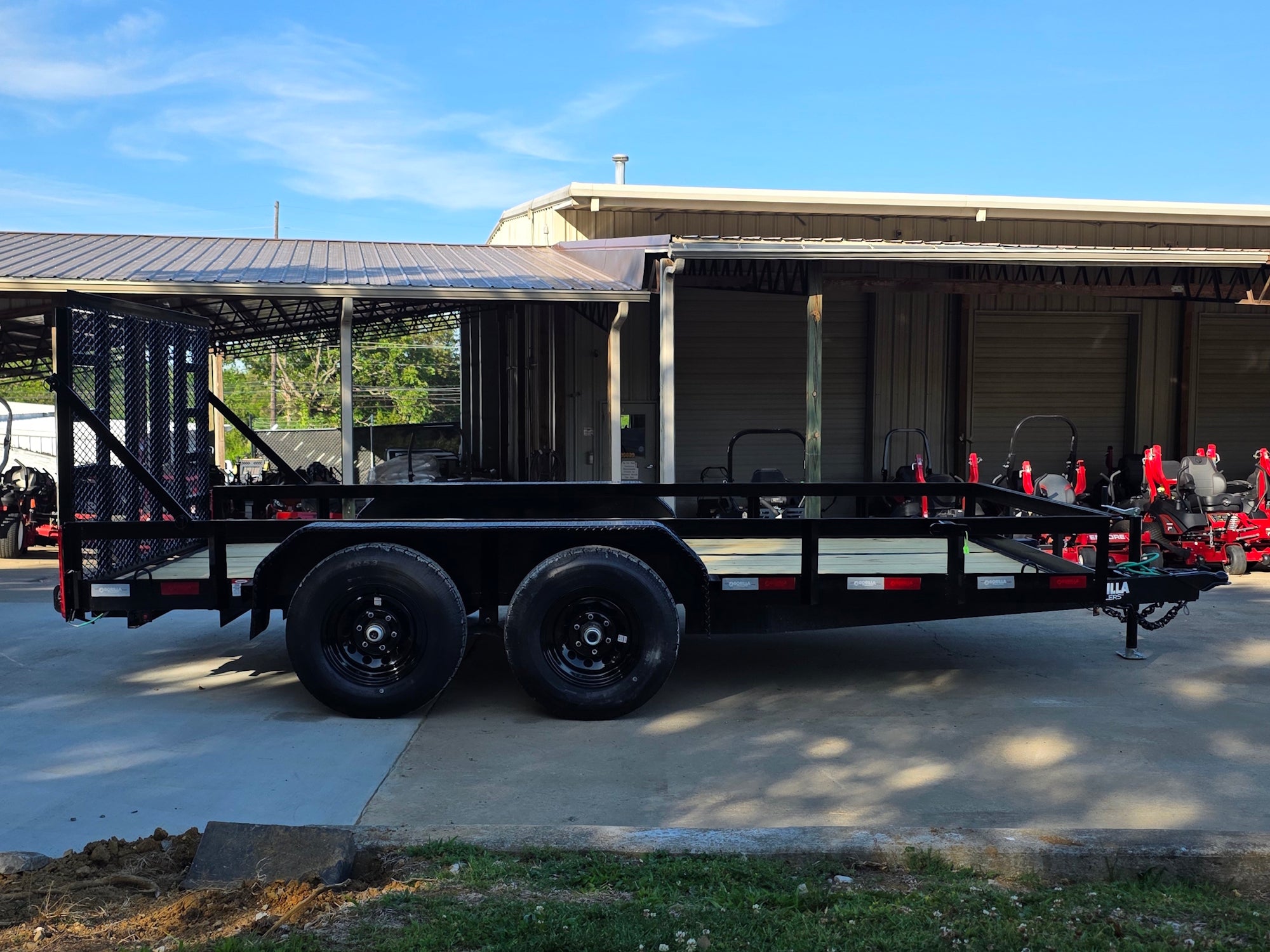 7′ X 14′ Straight Deck Heavy Duty Utility Trailer (2) 5,200lb Axles 10K GVWR - Image 6