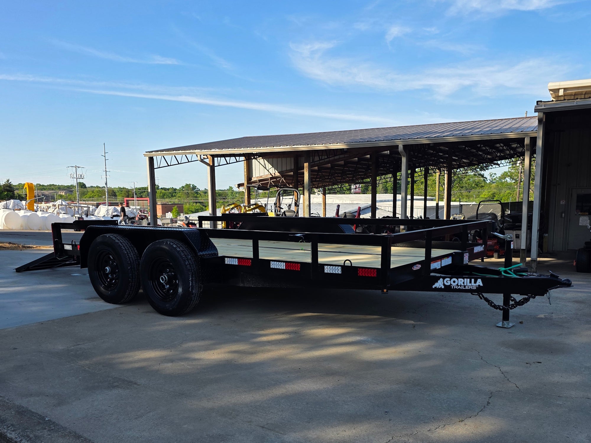 7′ X 14′ Straight Deck Heavy Duty Utility Trailer (2) 5,200lb Axles 10K GVWR - Image 15