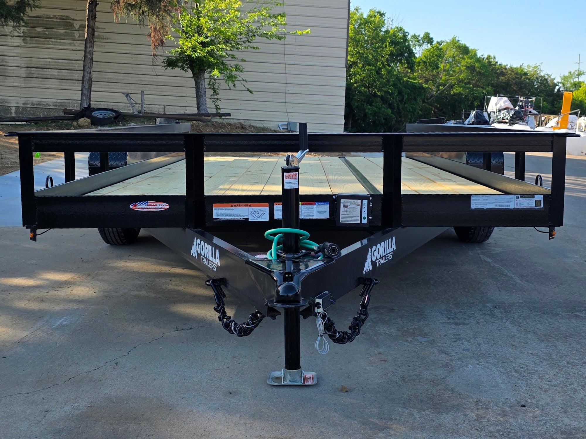7′ X 14′ Straight Deck Heavy Duty Utility Trailer (2) 5,200lb Axles 10K GVWR - Image 16
