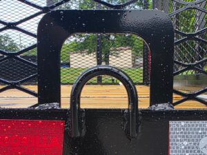 7×16 Powder Coated Straight Deck Utility Trailer with 4.5ft Mesh Sides (2) 3500lb Axles - Image 23