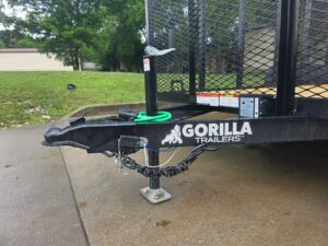 7×16 Powder Coated Straight Deck Utility Trailer with 4.5ft Mesh Sides (2) 3500lb Axles - Image 27