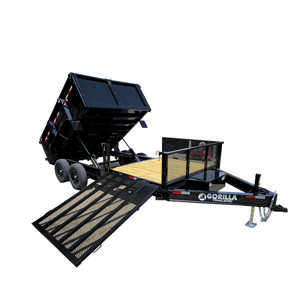 7×16 IBeam Hybrid Hydraulic Dump Trailer with 3ft Sides (2) 6K Axles 7×16 IBeam Hybrid Hydraulic Dump Trailer with 3ft Sides (2) 6K Axles - Image 1