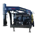 7×16 Gooseneck Telescopic I-Beam Dump Trailer 4ft Sides (2) 7K Axles