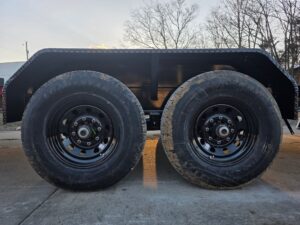 7×22 Gooseneck Equipment Trailer (2) 7K Axles Standup Ramps 14k GVWR - Image 23