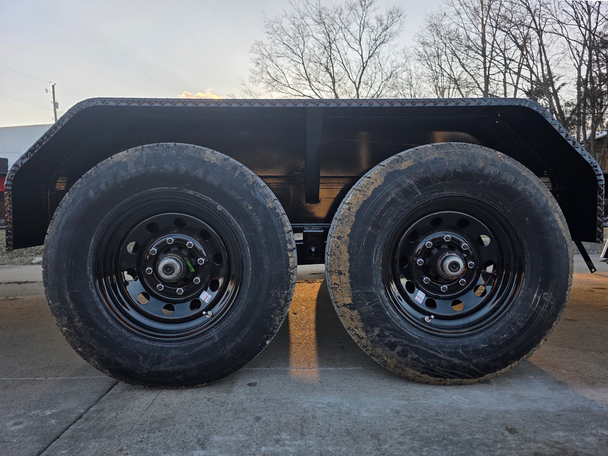 7×22 Gooseneck Equipment Trailer (2) 7K Axles Standup Ramps 14k GVWR - Image 23