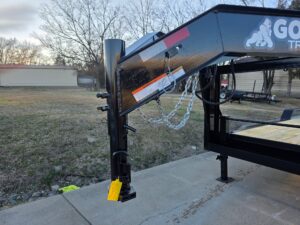 7×22 Gooseneck Equipment Trailer (2) 7K Axles Standup Ramps 14k GVWR - Image 17