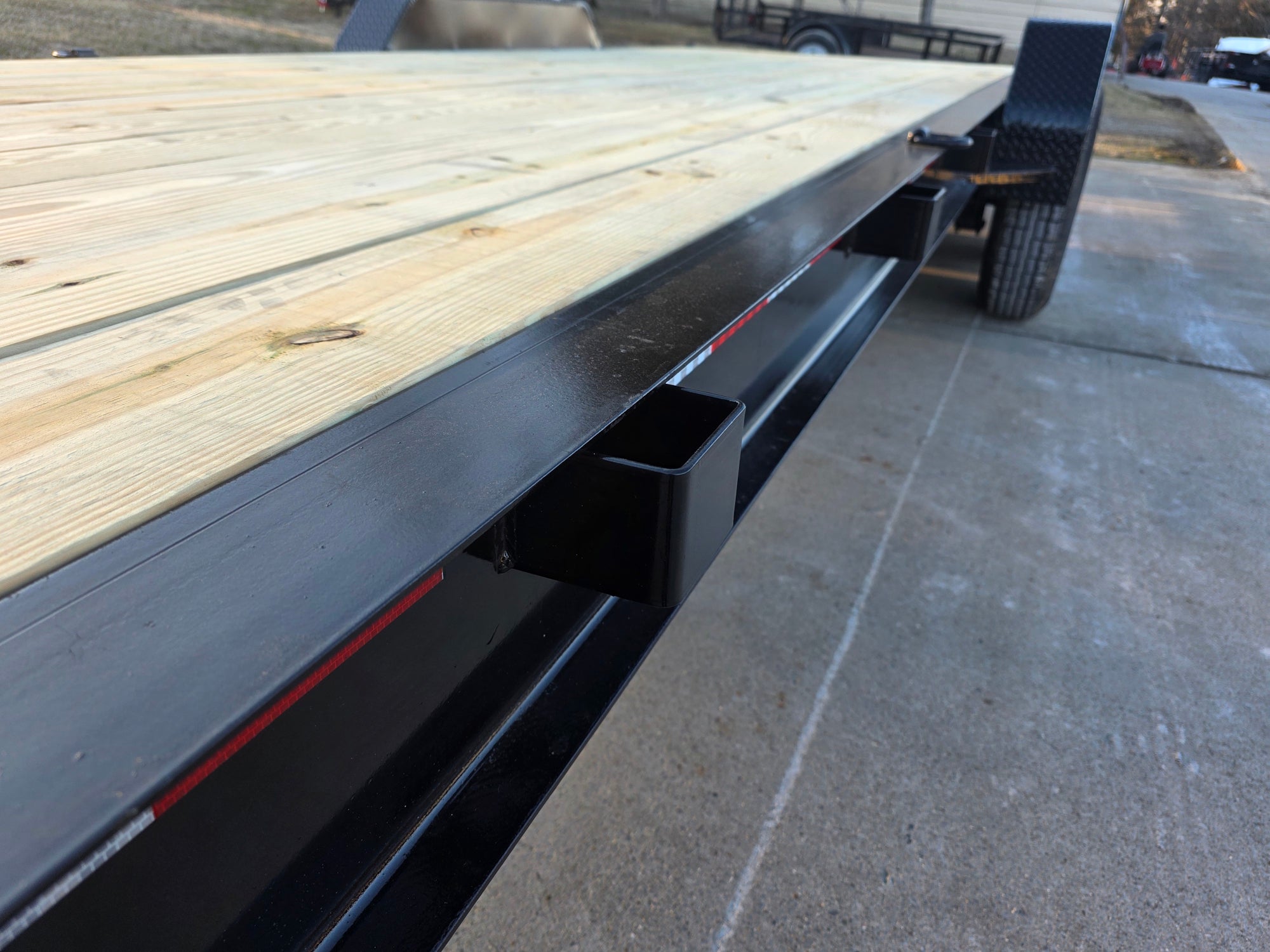 7×22 Gooseneck Equipment Trailer (2) 7K Axles Standup Ramps 14k GVWR - Image 22