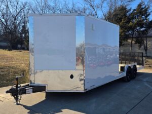 8.5 X 22 Hybrid Enclosed Trailer With 30amp Electric Package (2) 5,200lb Axles - Image 3
