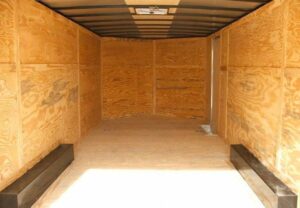 Enclosed Trailer 8.5′ X 24′ Silver Enclosed Equipment Hauler Storage - Image 8