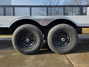 8.5×24 Hybrid White Enclosed V-Nose Trailer (2) 7000lb Axles 14k GVWR - Image 28