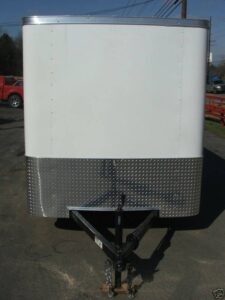 Enclosed 6′ x 12′ Trailer with Drop Gate Storage - Image 2