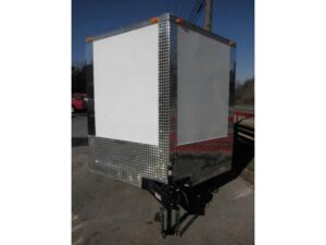 8.5×12 V-Nose Enclosed Trailer 3,500lb Axle Storage - Image 2
