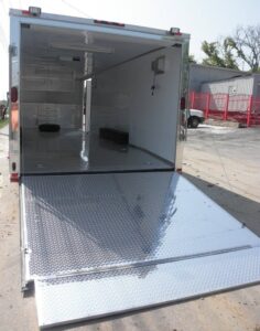 Enclosed Trailer 8.5’x26′ White – Car Motorcycle Hauler Storage - Image 15