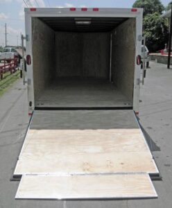 Enclosed Trailer 7’x16′ – V-Nose Motorcycle Lawn Mower Storage - Image 17
