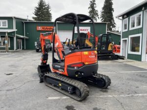 2026 Kubota U27-4 (ROPS) includes open station unit, hydraulic thumb, manual coupler, dig buckeT - Image 3