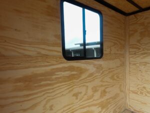 8.5×24 Hybrid Enclosed Trailer V-Nose (2) 7,000lb Axles Storage - Image 13