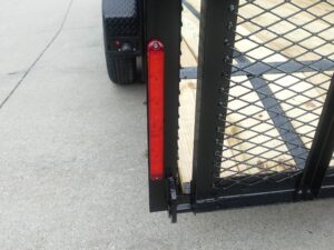6.4×16 Dovetail Utility Trailer with Front Basket 2ft Mesh (2) 3500lb Axles - Image 13