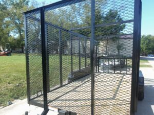 6.4×16 Dovetail Utility Trailer 6ft Mesh Sides (2) 3,500lb Axles - Image 10