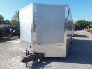 8.5×24 V-Nose Enclosed Trailer with E-Track (2) 5,200lb Axles - Image 3