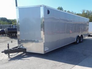8.5×24 V-Nose Enclosed Trailer with E-Track (2) 5,200lb Axles - Image 2
