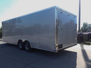 8.5×24 V-Nose Enclosed Trailer with E-Track (2) 5,200lb Axles - Image 4