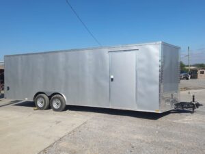 8.5×24 V-Nose Enclosed Trailer with E-Track (2) 5,200lb Axles - Image 8