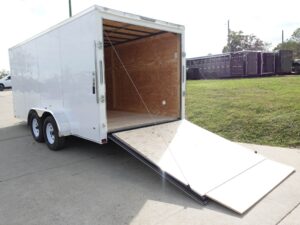7×16 Enclosed Trailer with Electrical Package (2) 3500lb Axles - Image 7
