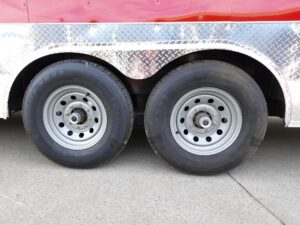 8.5×24 V-Nose Enclosed Trailer with Electrical Package (2) 7,000lb Axles - Image 9