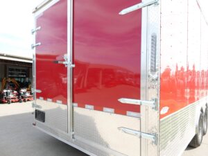 8.5×24 V-Nose Enclosed Trailer with Electrical Package (2) 7,000lb Axles - Image 6