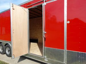 8.5×24 V-Nose Enclosed Trailer with Electrical Package (2) 7,000lb Axles - Image 11