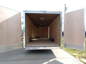 8.5×24 V-Nose Enclosed Trailer with Electrical Package (2) 7,000lb Axles - Image 13