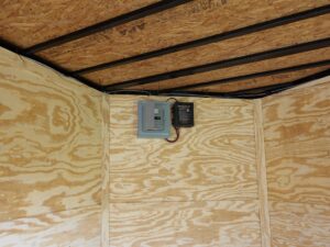 8.5×24 V-Nose Enclosed Trailer with Electrical Package (2) 7,000lb Axles - Image 22